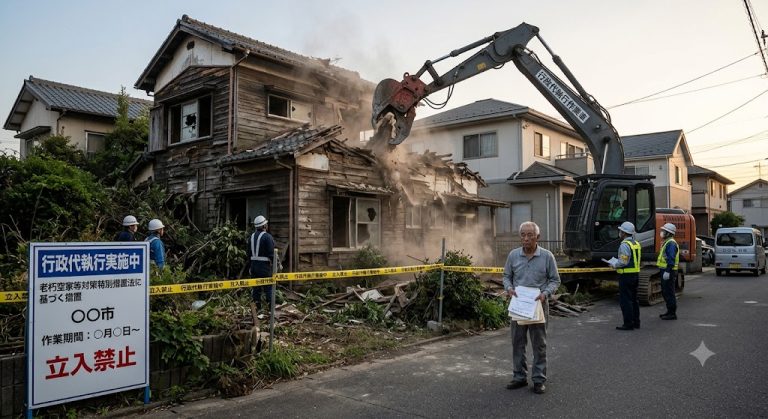 空家放置の先に待ち受ける『行政代執行』